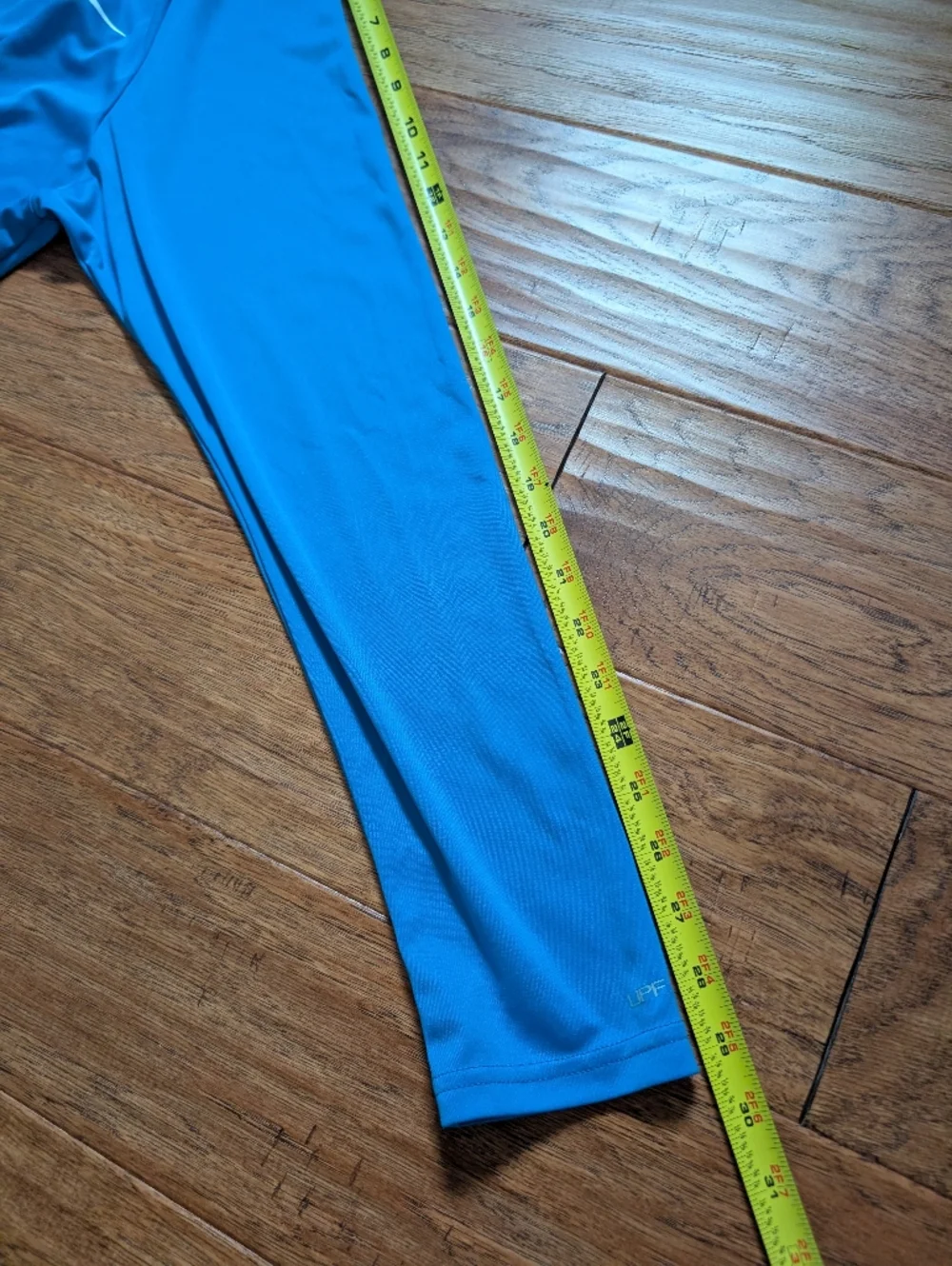 Nike Dri-FIT Men's Long Sleeve Athletic Shirt - Bright Blue Medium